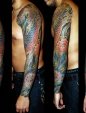João Paulo Rodrigues lotus sleeve tattoo
